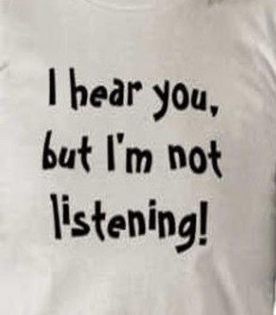 ARE YOU LISTENING?